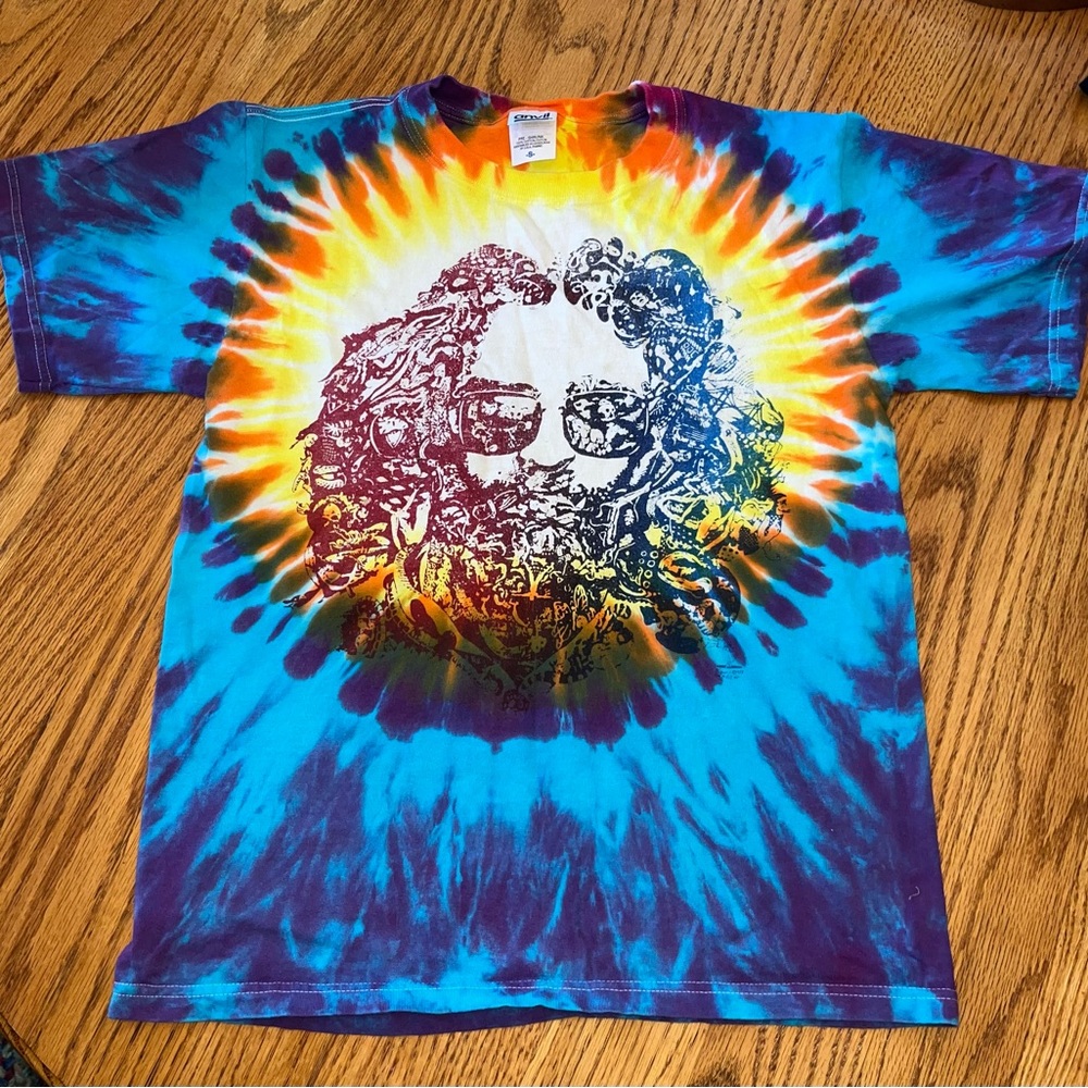Grateful Dead Jerry tee. Length-23”, Pit to pit-17.5”. Small.